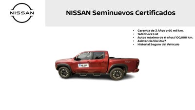 2023 Nissan Frontier V6 PRO-4X, V6, 3.8L, 310 CP, 4 PUERTAS, AUT, 4X4