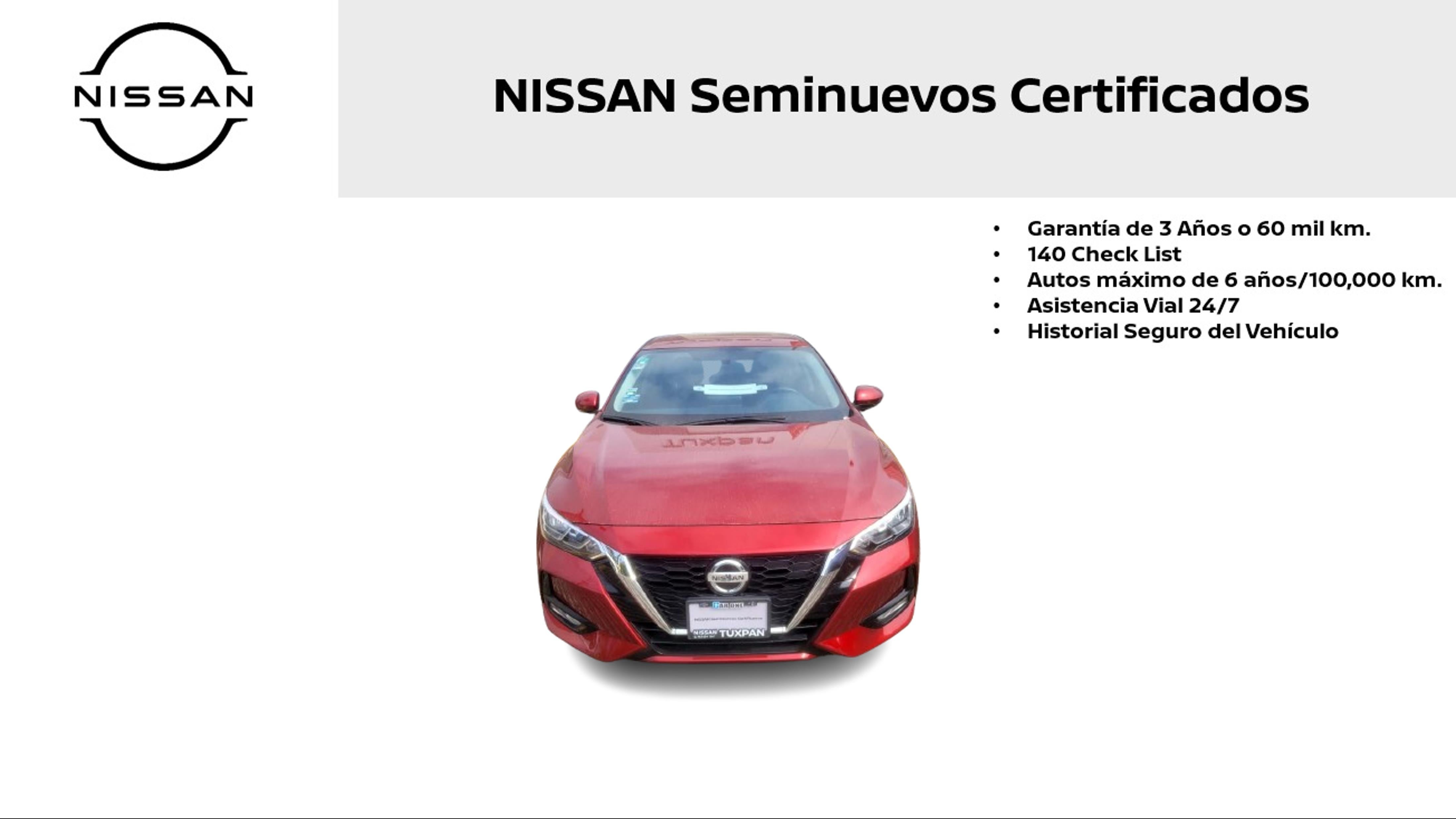 2023 Nissan Sentra ADVANCE L4 2.0L 145 CP 4 PUERTAS STD BA AA