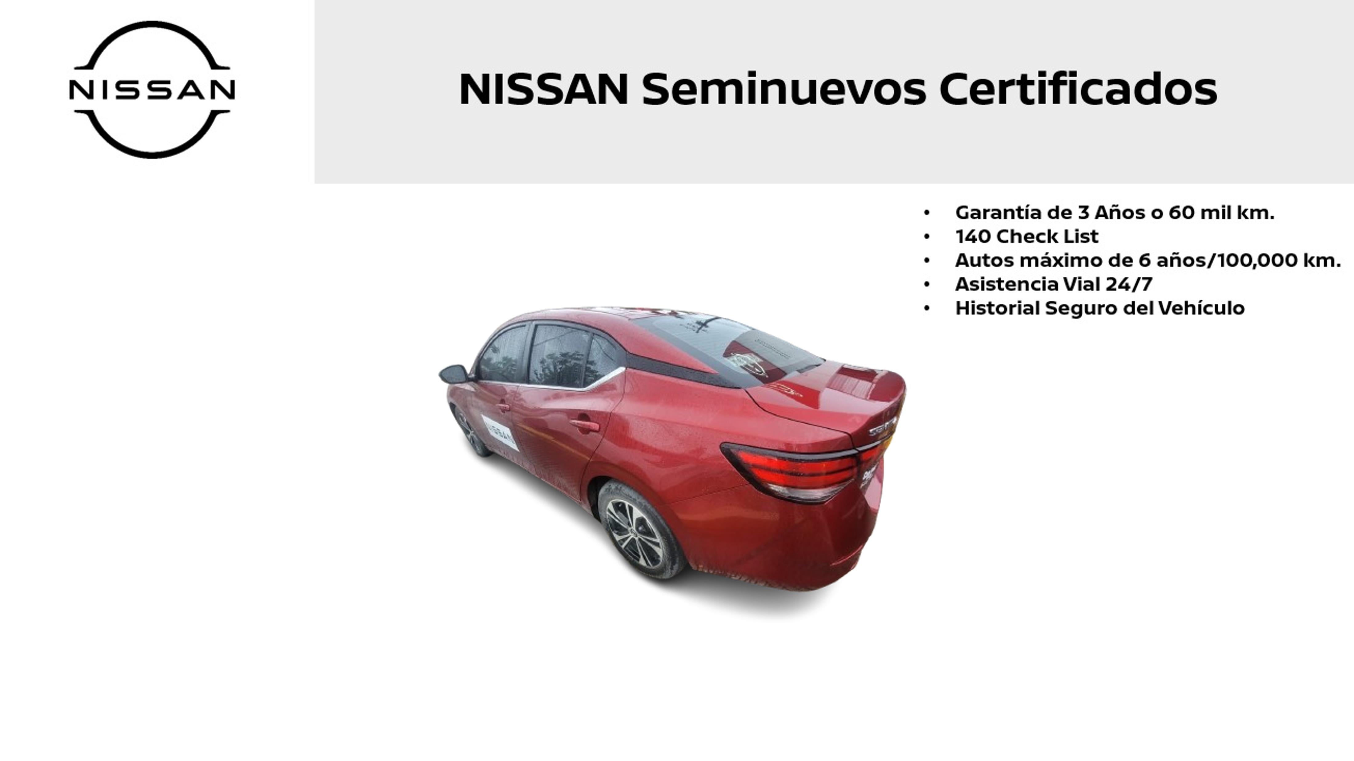 2023 Nissan Sentra ADVANCE L4 2.0L 145 CP 4 PUERTAS STD BA AA