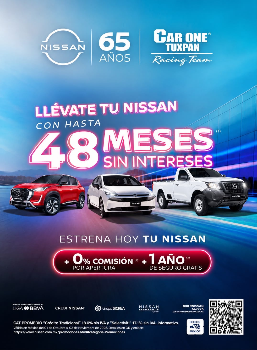 ESTRENA HOY TU NISSAN