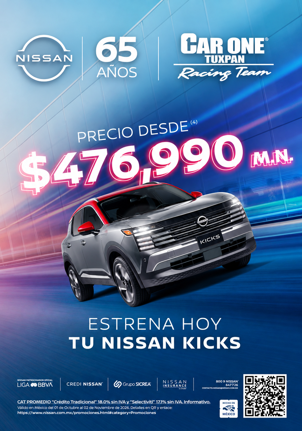 ESTRENA HOY TU NISSAN KICKS