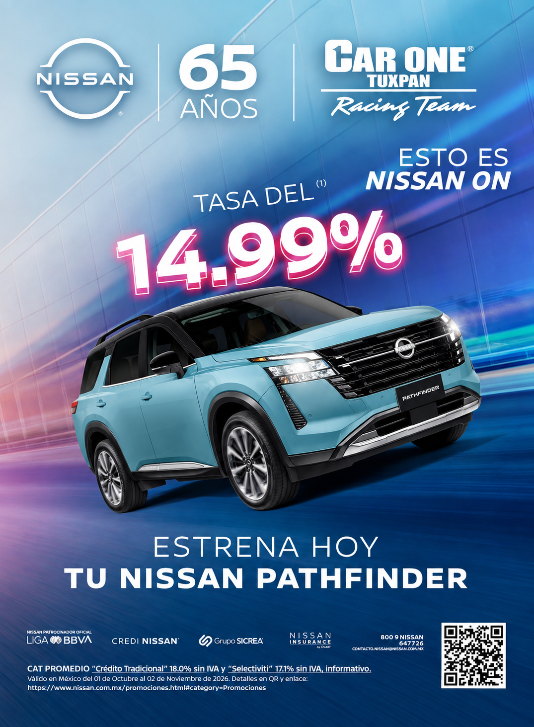 ESTRENA HOY TU NISSAN PATHFINDER